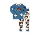 Blue-White-Red - Front - LazyOne Childrens-Kids Field Of Dreams Pyjamas