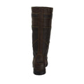 Brown - Back - Hy Signature Womens-Ladies Leather Country Boots
