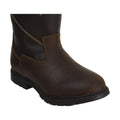 Brown - Lifestyle - Hy Signature Womens-Ladies Leather Country Boots