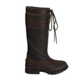 Brown - Front - Hy Signature Womens-Ladies Leather Country Boots