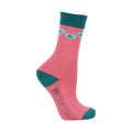 Mint-Pink-Teal - Back - Hy Childrens-Kids Thelwell Collection Trophy Socks (Pack of 3)