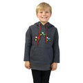 Charcoal Grey-Red - Side - Little Knight Boys Tractor Collection Hoodie