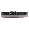 Pink - Front - Hy Womens-Ladies Sparkle Leather Belt