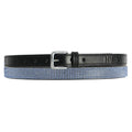 Blue - Front - Hy Womens-Ladies Sparkle Leather Belt