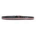 Black-Rose Gold - Back - Hy Unisex Adult Rosciano Leather Belt