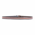 Brown-Rose Gold - Back - Hy Unisex Adult Rosciano Leather Belt