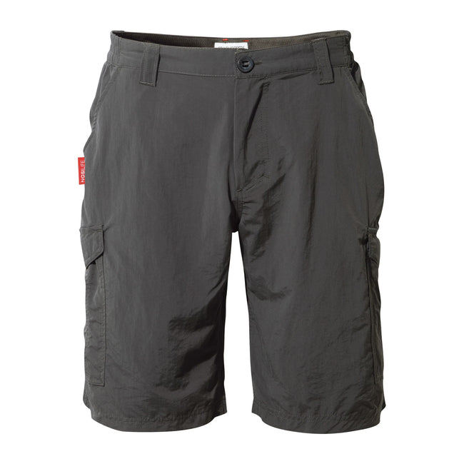 Black Pepper - Front - Craghoppers Mens NosiLife Cargo II Shorts