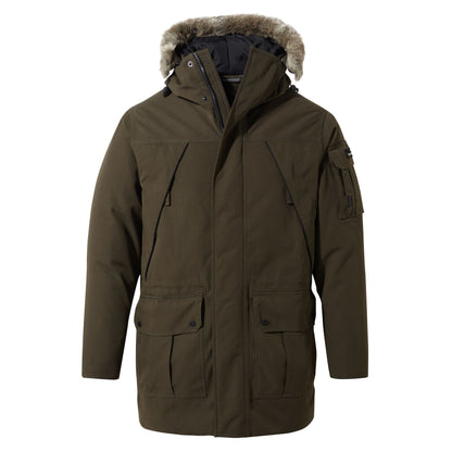 Woodland Green - Front - Craghoppers Mens Bishorn Waterproof Jacket