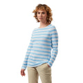 Mediterranean Blue Stripe - Back - Craghoppers Womens-Ladies NosiLife Erin Long Sleeved Top