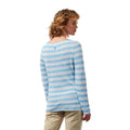 Mediterranean Blue Stripe - Side - Craghoppers Womens-Ladies NosiLife Erin Long Sleeved Top