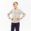 Parchment - Back - Craghoppers Childrens-Kids NosiLife Emerson Long Sleeved Shirt