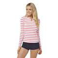 Rio Red - Back - Craghoppers Womens-Ladies Cordelia Nosilife Long-Sleeved Rash Guard