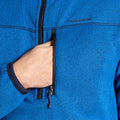 Falls Blue - Back - Craghoppers Mens Torney Marl Half Zip Fleece Top