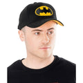 Black-Yellow - Back - Batman Bat Signal Baseball Cap