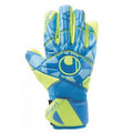 Blue-Yellow - Front - UHL Sport Unisex Adult Radar Control Goalkeeper Gloves