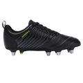 Black-Lime - Lifestyle - Canterbury Mens Stampede 3.0 Leather Rugby Boots