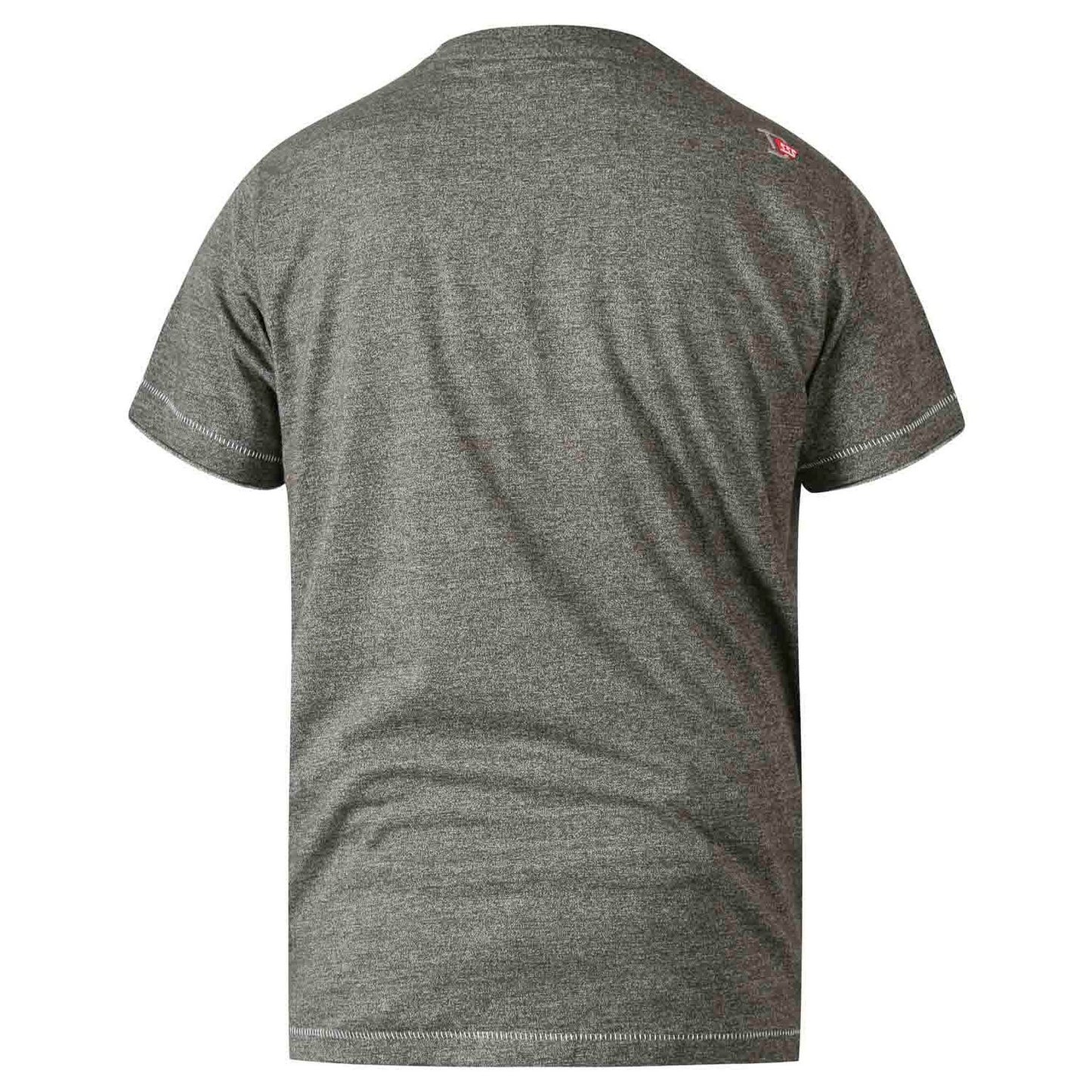 Khaki - Side - Duke Mens Eastwood D555 Bicycle Print T-Shirt