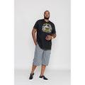 Black - Back - Duke Mens Wingmore D555 New York Taxi Kingsize T-Shirt