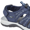 Navy - Back - PDQ Womens-Ladies Superlight Floral Print Sports Sandals