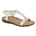 White - Front - Cipriata Womens-Ladies Giovanna Sandals