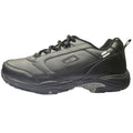 Black - Side - Dek Mens Dakota Lace Trainers