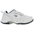 White - Back - Dek Mens Ohio Leather Trainers