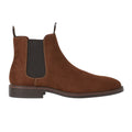 Tan Suede - Back - Roamers Mens Gusset Boots