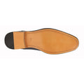 Black - Side - Kensington Classics Mens Capped Oxford Tie Patent Leather Shoes