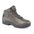 Brown - Front - Johnscliffe Boys Highlander II Waterproof & Breathable Hiking Boots