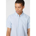 Pale Blue - Side - Maine Mens Mini Check Shirt