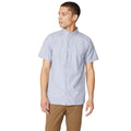 Navy - Front - Maine Mens Mini Check Shirt