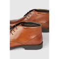 Tan - Pack Shot - Debenhams Mens Halifax Leather Chukka Boots