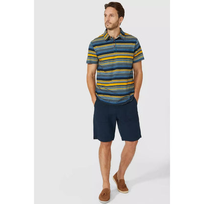 Amber - Lifestyle - Mantaray Mens Striped Polo Shirt