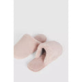 Pink - Back - Debenhams Womens-Ladies Fluffy Slippers