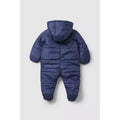 Navy - Back - Blue Zoo Baby Boys Truck Snowsuit