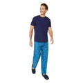 Dark Blue - Front - Debenhams Mens Stag Pyjama Set