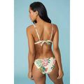 Ivory - Back - Debenhams Womens-Ladies Floral Bikini Set