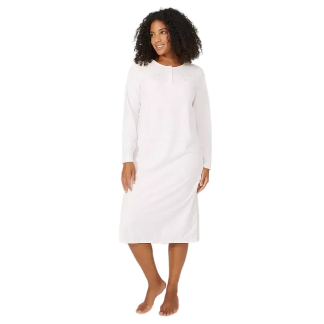 Debenhams Womens/Ladies Classic Spotted Fleece Nightie Discounts