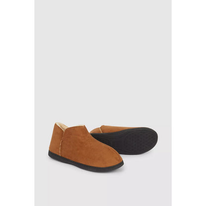 Tan - Lifestyle - Debenhams Mens Microsuede Slippers