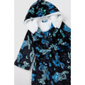 Navy - Side - Blue Zoo Boys Space Dressing Gown