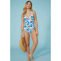 White - Side - Debenhams Womens-Ladies Floral Tankini Set
