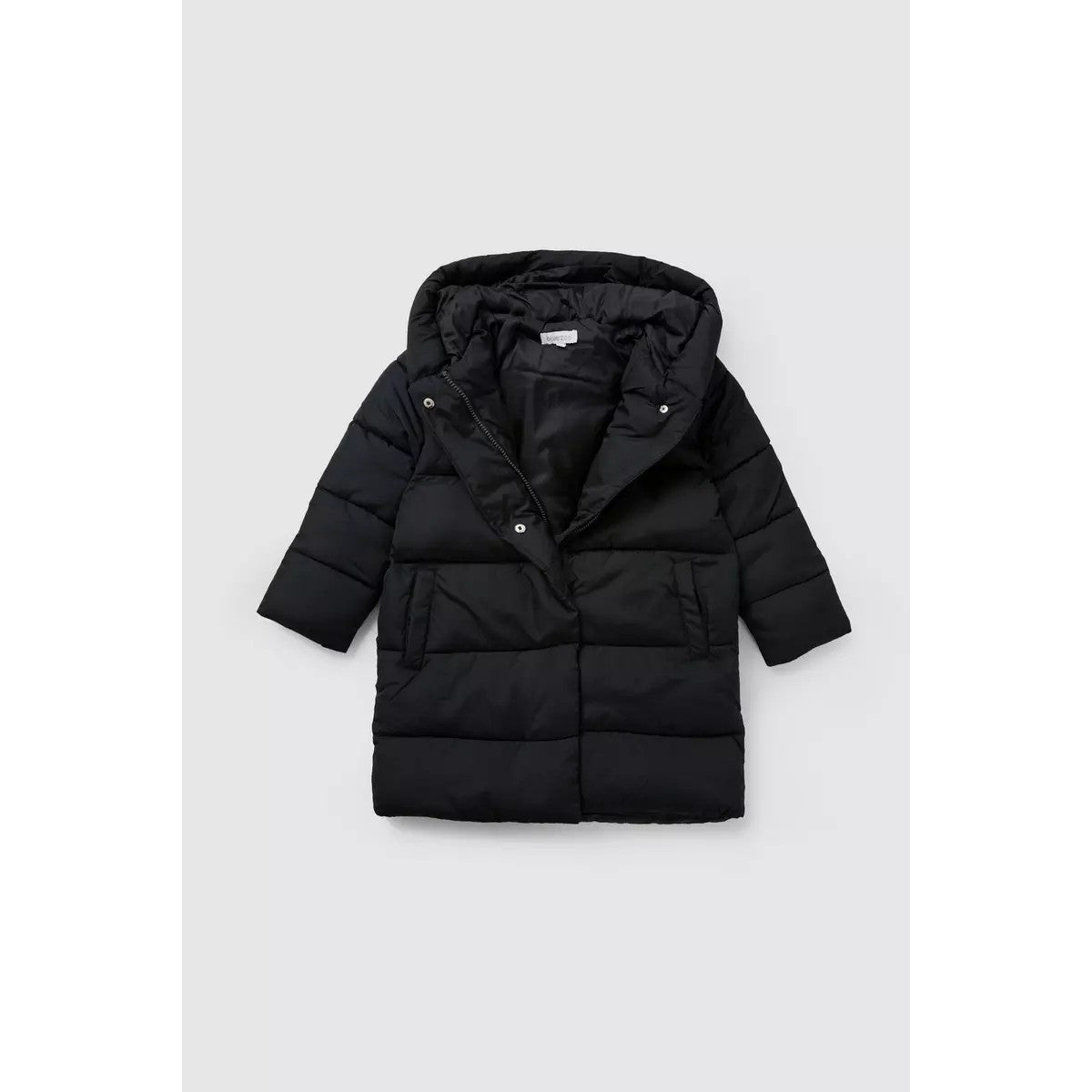 Black - Side - Blue Zoo Girls Padded Coat