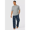 Navy - Lifestyle - Debenhams Mens Animal Print Pyjama Bottoms