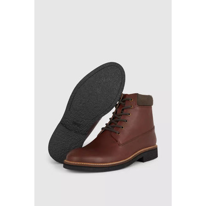 Red - Lifestyle - Mantaray Mens Rydal Leather Padded Collar Ankle Boots