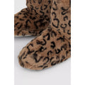 Brown-Black - Lifestyle - Debenhams Womens-Ladies Animal Print Slipper Boots