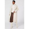 Beige - Lifestyle - Principles Womens-Ladies Longline Cuffed Coat