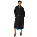 Black - Front - Principles Womens-Ladies Longline Cuffed Coat