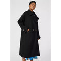 Black - Lifestyle - Principles Womens-Ladies Longline Cuffed Coat