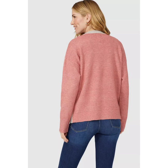 Mantaray Womens Ladies Contrast Crew Neck Cardigan Discounts on great Brands