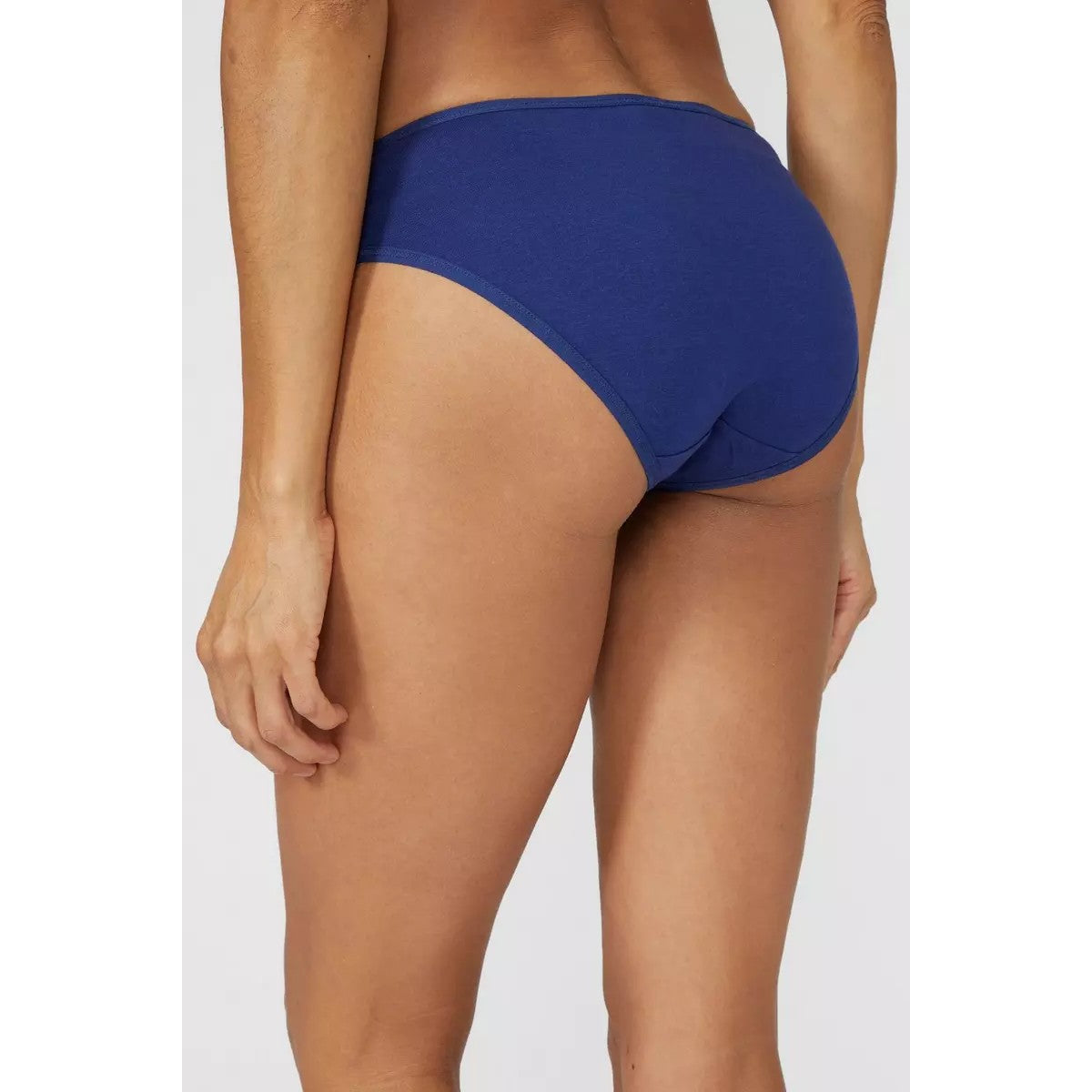 Navy - Back - Debenhams Womens-Ladies Big Bloom Floral Knickers (Pack of 5)